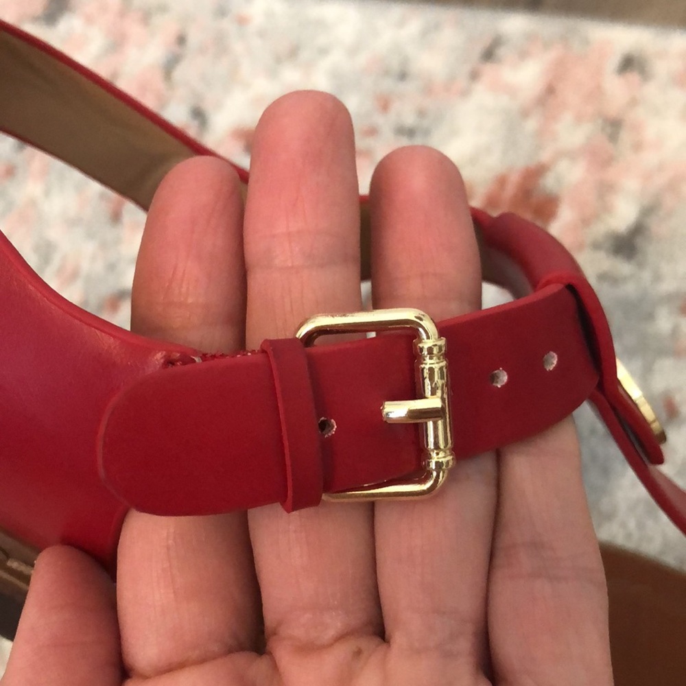 Tommy Hilfiger Burke Red Sandals - Picture 14 of 15